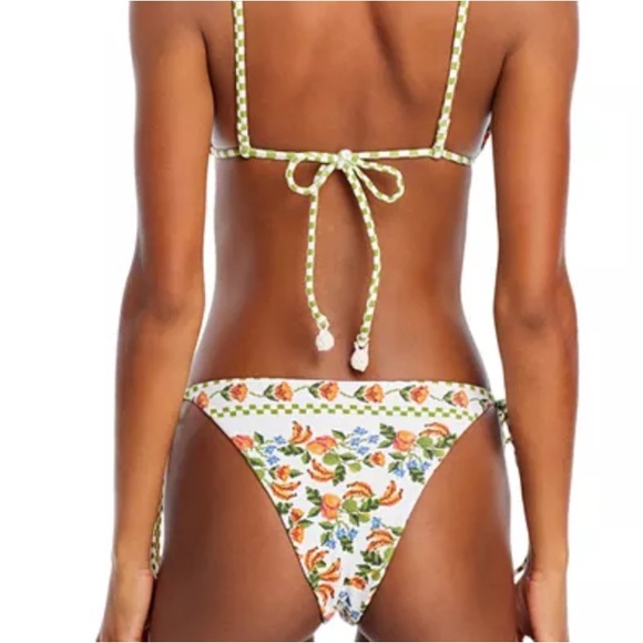 Farm Rio Banana Vitamin Side Tie Bikini Bottom - Picture 2 of 6